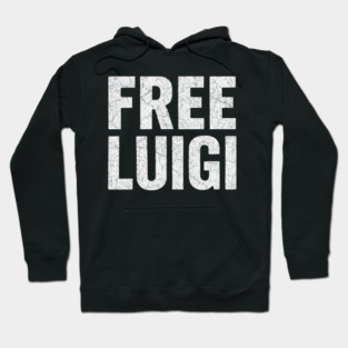 Free Luigi Funny Gamer Meme Hoodie