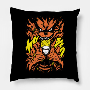 Nine-Tailed Wrath — Berserk Cloak Form | Untamed Chakra Surge Pillow