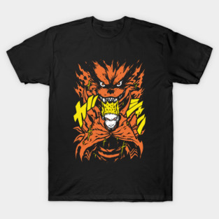 Nine-Tailed Wrath — Berserk Cloak Form | Untamed Chakra Surge T-Shirt