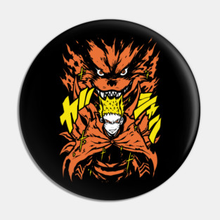 Nine-Tailed Wrath — Berserk Cloak Form | Untamed Chakra Surge Pin