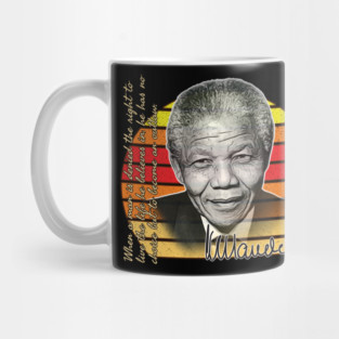 Nelson Mandela Quote T-Shirt – "Denied the Right to Live..." | Colorful Philosopher Series T-Shirt Mug