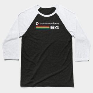 Commodore 64  T-Shirt – Retro Computing Classic Baseball T-Shirt