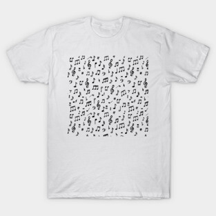 Music notes pattern T-Shirt