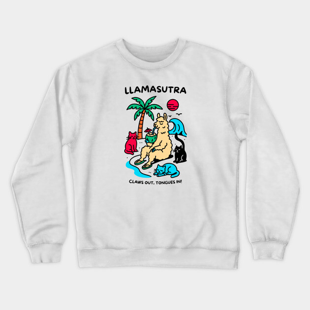 LLAMASUTRA Crewneck Sweatshirt by Fabrik