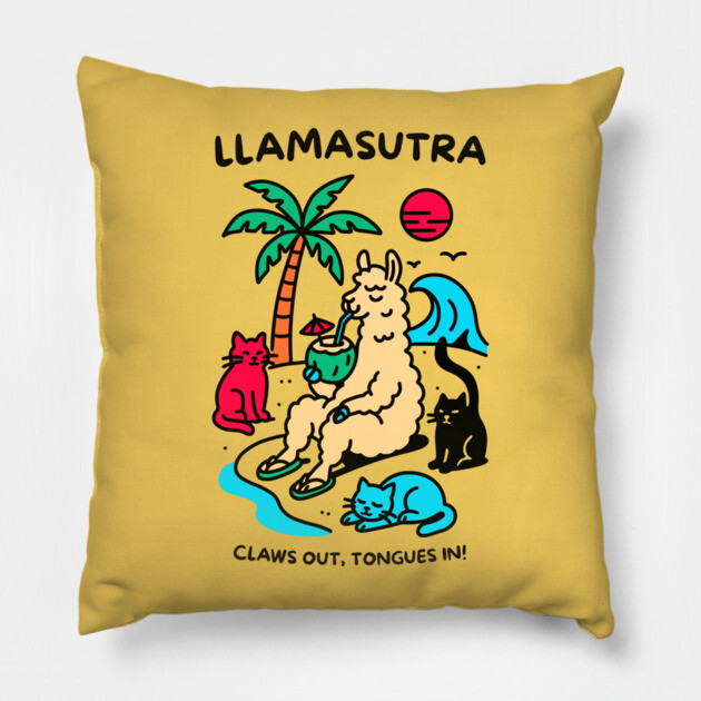LLAMASUTRA Pillow by Fabrik