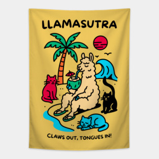 LLAMASUTRA Tapestry