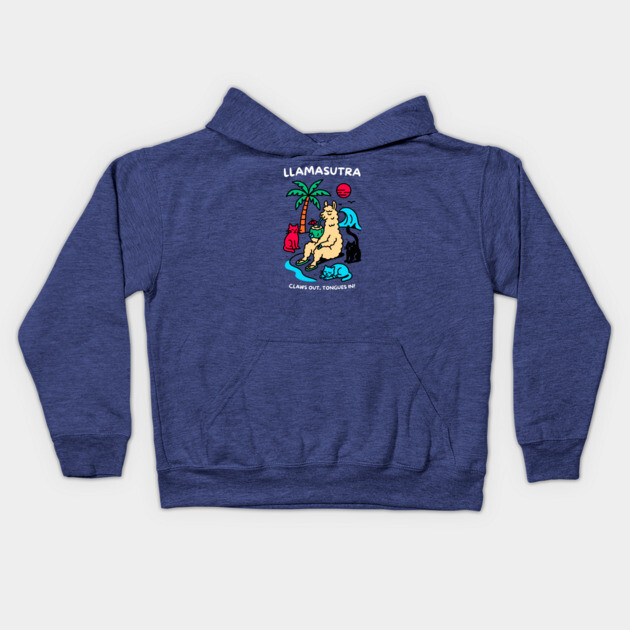 LLAMASUTRA Kids Hoodie by Fabrik