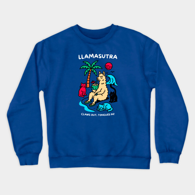 LLAMASUTRA Crewneck Sweatshirt by Fabrik