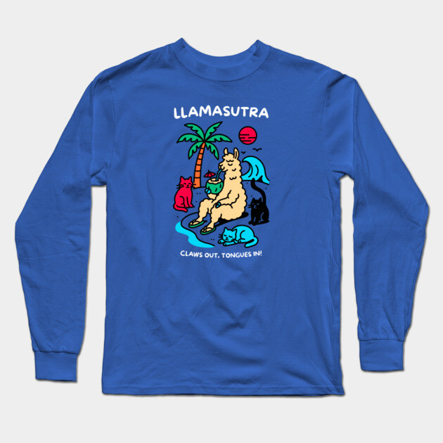 LLAMASUTRA Long Sleeve T-Shirt by Fabrik