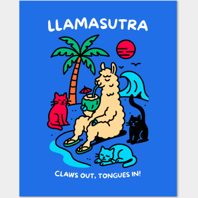 LLAMASUTRA Wall Art by Fabrik