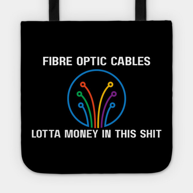 Fibre Optic Cables - Sopranos Tote by Low Life Shirts