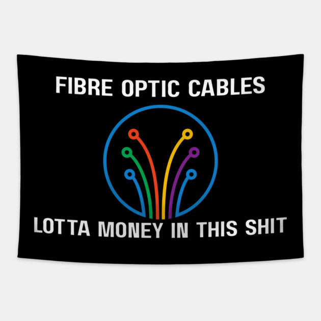 Fibre Optic Cables - Sopranos Tapestry by Low Life Shirts