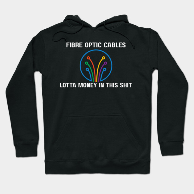 Fibre Optic Cables - Sopranos Hoodie by Low Life Shirts
