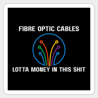 Fibre Optic Cables - Sopranos Sticker