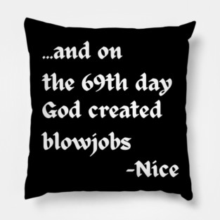 And on the 69th Day Pillow