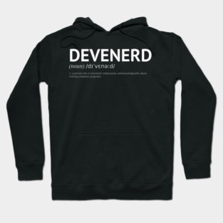 Devenerd Tee – Noun. 1: A Person Obsessed with Code Hoodie