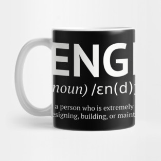Enginerd T-Shirt – Noun. 1: A Machine-Loving Problem Solver Mug