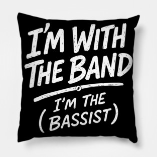 Rhythm Section King. Dark Tone Pillow