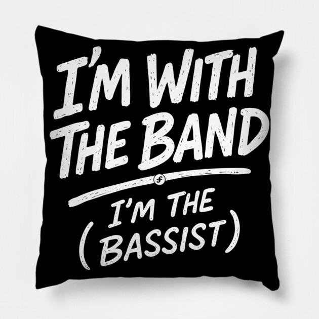 Rhythm Section King. Dark Tone Pillow by filiposwear