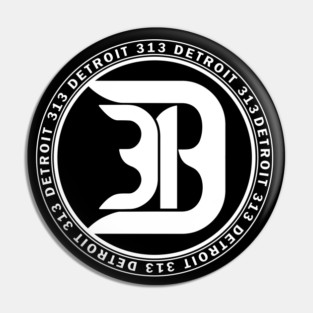 313 Detroit Pin