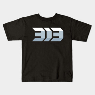 313 Detroit Tech Kids T-Shirt