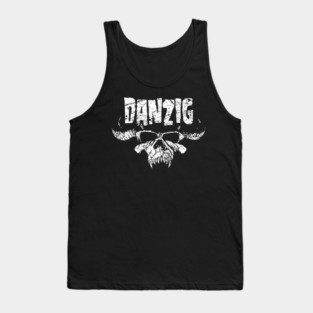 Danzig Skull T Shirt - Mowmat Studio #8 Tank Top