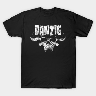 Danzig Skull T Shirt - Mowmat Studio #8 T-Shirt