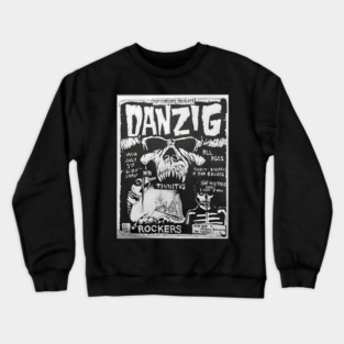 Danzig Misfits And Samhain - Mowmat Studio #14 Crewneck Sweatshirt