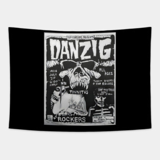 Danzig Misfits And Samhain - Mowmat Studio #14 Tapestry