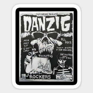 Danzig Misfits And Samhain - Mowmat Studio #14 Sticker
