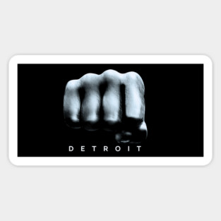 Detroit Fist - Detroit State Sticker