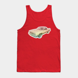 Savage Ride Classic Car Design Tank Top