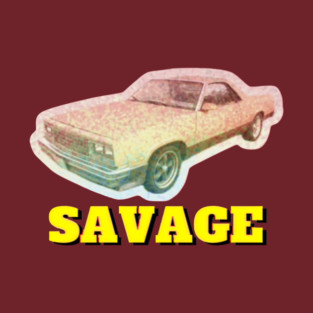 Savage Ride Classic Car Design T-Shirt