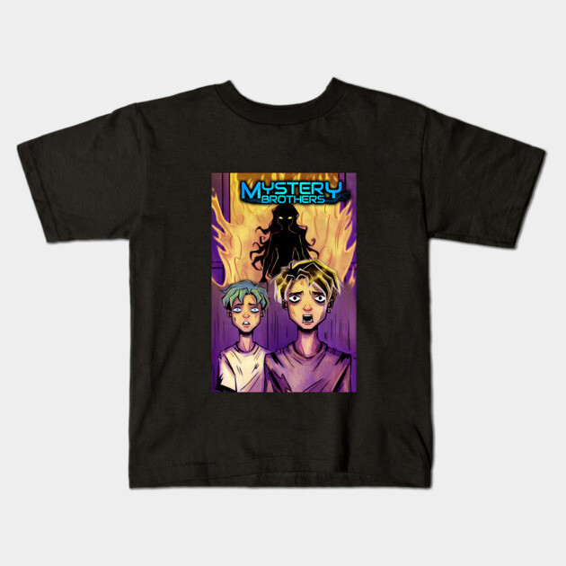 Mystery Brothers Kids T-Shirt by Margin's Store