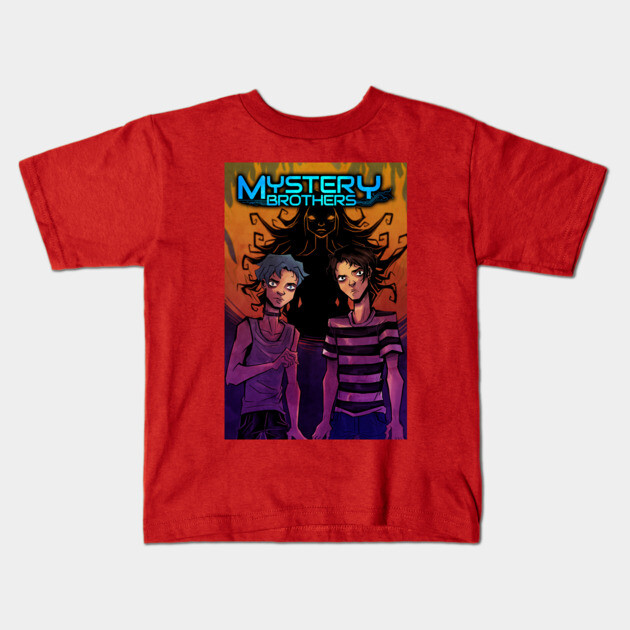 Mystery Brothers Official Cover Kids T-Shirt by Margin's Store