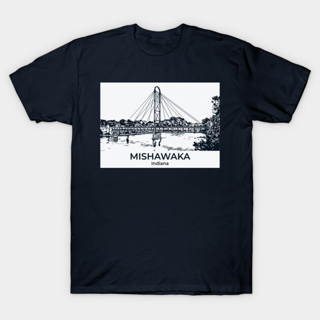 Mishawaka - Indiana T-Shirt by Lakeric