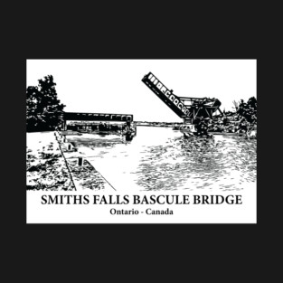 Smiths Falls Bascule Bridge - Ontario Canada T-Shirt