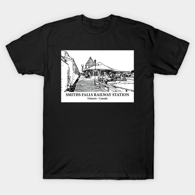 Smiths Falls Railway Station - Ontario Canada T-Shirt by Lakeric