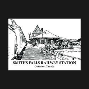 Smiths Falls Railway Station - Ontario Canada T-Shirt
