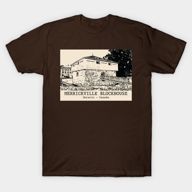 Merrickville Blockhouse - Ontario Canada T-Shirt by Lakeric