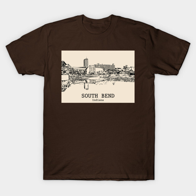 South Bend - Indiana T-Shirt by Lakeric