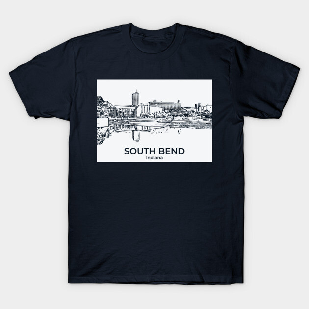 South Bend - Indiana T-Shirt by Lakeric