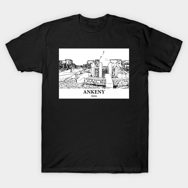 Ankeny - Iowa T-Shirt by Lakeric