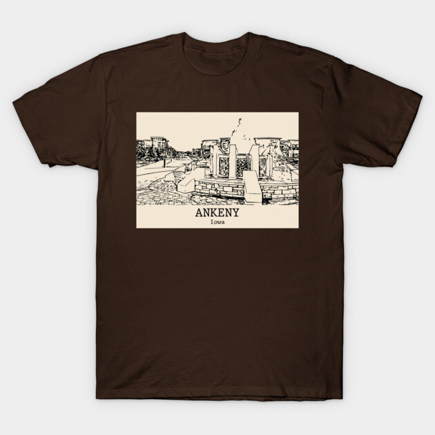 Ankeny - Iowa T-Shirt by Lakeric