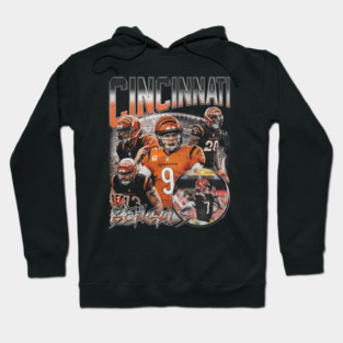 Cincinnati Football Retro Bootleg Hoodie