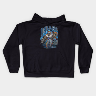 Dallas Football Skeleton Kids Hoodie