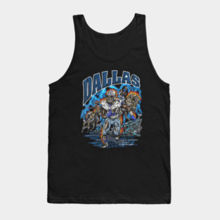 Dallas Football Skeleton Tank Top