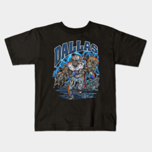 Dallas Football Skeleton Kids T-Shirt