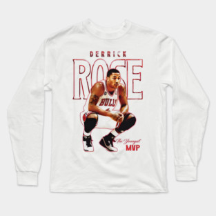Derrick Rose The Youngest MVP Long Sleeve T-Shirt