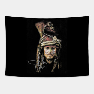 Jack Sparrow Captain Tapestry